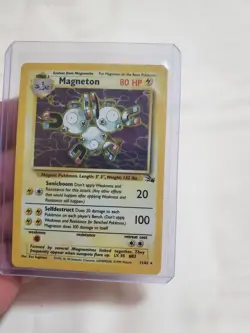Magneton (11) Holo Rare 11 Fossil Unlimited EN MP/HP WOTC - Image 1