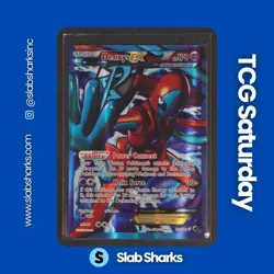2013 POKEMON BLACK & WHITE PLASMA FREEZE #111/116 DEOXYS EX ULTRA RARE - Image 1