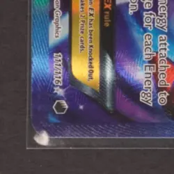 2013 POKEMON BLACK & WHITE PLASMA FREEZE #111/116 DEOXYS EX ULTRA RARE - Image 4