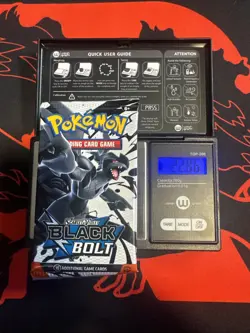 22.86g Heavy - Pokemon TCG S&V - Black Bolt Booster Pack! Semi GOD U - Image 1