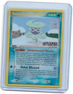 Snow-cloud Castform [Reverse Holo] #29 Pokemon Delta Species - Image 1