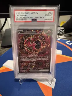 2025 Pokemon Mega Evolution Promo 024 Oricorio Ex Mega Charizard UPC PSA 10 - Image 4