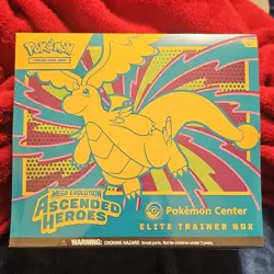 Pokemon TCG Mega Evolution Ascended Heroes Elite Trainer Box Pokemon center - Image 1