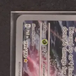 2023 POKEMON SV PARADOX RIFT #199/182 GROUDON ILLUSTRATION RARE - Image 3