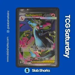 2025 POKEMON PHANTASMAL FLAMES #109/094 MEGA CHARIZARD X EX FULL ART ULTRA RARE - Image 1