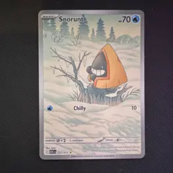 POKEMON Snorunt 227/217 ASC Rare Full Art Holo Basic 70HP 10Atk 2026 - Image 1