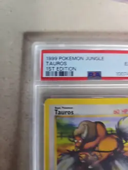 1999 Pokemon Jungle Tauros 1st Edition Ex-MT 6 - Image 2