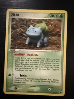 Pokemon Ditto (Bulbasaur) 36/113 Delta Species Uncommon Regular 60HP Nintendo - Image 1