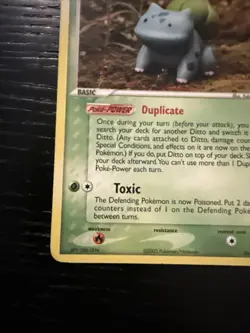 Pokemon Ditto (Bulbasaur) 36/113 Delta Species Uncommon Regular 60HP Nintendo - Image 3