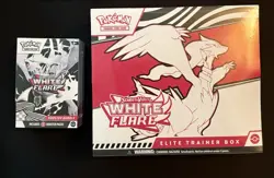 Pokemon White Flare Elite Trainer Box ETB + White Flare Booster Bundle Sealed - Image 1