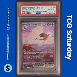 2023 POKEMON SV 151 #199/165 CHARIZARD EX SPECIAL ILLUSTRATION RARE PSA 10 - Image 1