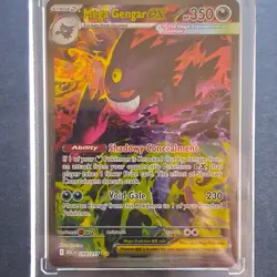 Pokemon Mega Gengar EX Full Art Holo ASC 284/217 Stage 2 350 HP 230 EX - Image 1