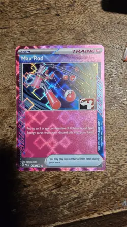 116/131 Max Rod Prize Pack Series 8 Stamped Play Pokemon TCG Ace Spec - Image 1