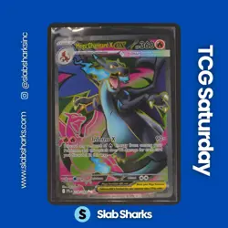 2025 POKEMON PHANTASMAL FLAMES #109/094 MEGA CHARIZARD X EX FULL ART ULTRA RARE - Image 1