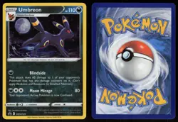 Umbreon SWSH129 Holo Promo SWSH Black Star Pokemon - Image 3