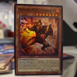 Yugioh! Masked HERO Furnace Maze of the Muertos MZMU-EN015, NM - Image 1