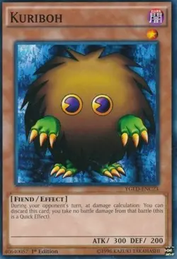 Kuriboh - YGLD-ENC23 - Common - 1st Edition - Lightly Played - Image 1