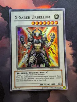 X-Saber Urbellum - 5DS2-EN043 - 1st Edition - Ultra Rare - VLP Yugioh Card - Image 1