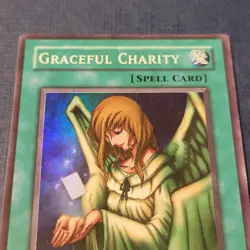 Yu-Gi-Oh! Graceful Charity SDP-040 Super Rare Mod/Heavily Played *FREE SHIPPING* - Image 2