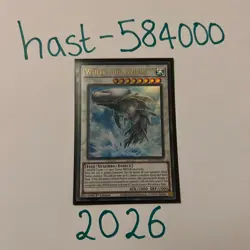 YuGiOh! TCG - BLC1 EN011 - White Aura Whale - Ultra Rare - NM - 1st Ed - Image 1