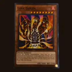 Yugioh Lava Golem SDSH-EN013 1st Edition Common Lightly Played LP - Image 1