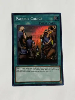 Painful Choice SRL-EN049 Super Rare (25th Anniversary Edition) NM Yugioh - Image 1