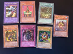 Yu-Gi-Oh! Vintage Lot Jinzo Xyz Dragon Mazera Time Wizard Toon Mermaid Nightmare - Image 1