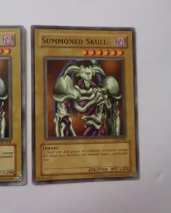 Playset: 3x Summoned Skull SDY-004 (Common, Unlimited, Well Worn / MP) Yugioh - Image 5