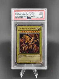 The Winged Dragon of Ra (Ultra Rare) GBI-003 Game Boy Intl. PSA 9 - Image 1