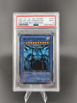 Obelisk the Tormentor (Ultra Rare) GBI-002 Game Boy International PSA 9 - Image 1