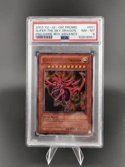 Slifer the Sky Dragon GBI-001 Game Boy International Promo PSA 8 - Image 1