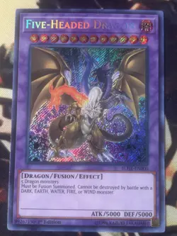 Yugioh: Five-Headed Dragon - BLHR-EN000 - Secret Rare - 1st Edition - NM - Image 1
