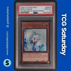 2023 YU-GI-OH! 25 ANNIVERSARY RARITY COLLECTION 1ST ED EFFECT VEILER ULTI PSA 10 - Image 1