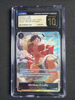 2025 ONE PIECE PREM CARD COLL -BEST SELECTION VOL.3- #075 MONKEY D. LUFFY - Image 1