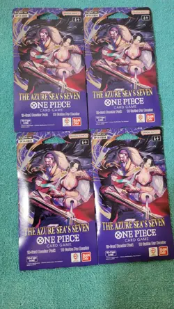 Lot of (12) ONE PIECE Sleeved Booster Packs 4 OP-13 4 Op-14-EB-O4 4 EB-O3 - Image 4