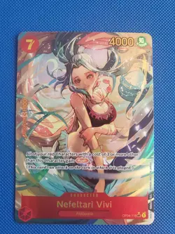 One Piece TCG Nefeltari Vivi OP04-118 Alt Art - Image 1