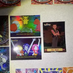 HUGE 33 Pokemon Card Lot Topps 12 Holos, Pikachu, Pidgeot, Charmander+More NM-LP - Image 3