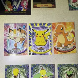 HUGE 33 Pokemon Card Lot Topps 12 Holos, Pikachu, Pidgeot, Charmander+More NM-LP - Image 4