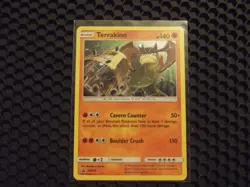 Terrakion SM223 Black Star Promo COSMOS Holo Pokemon Card * NM 2019 * - Image 3