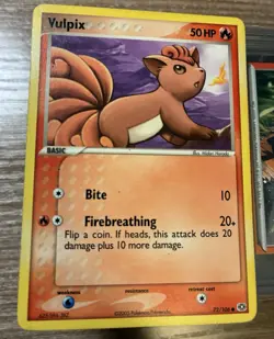 Vulpix 72/106 Emerald Pokemon TCG Single Card 2005 Non Holo - Image 1