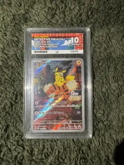 Pokemon Card Gem Mint Ace 10 Detective Pikachu Returns 098/Sv-p Japanese Promo - Image 1