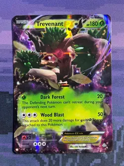 Trevenant EX 19/160 Pokemon Primal Clash Rare EX Moderately Played Card MP 1 - Image 1