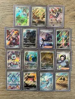 Pokemon TCG Card Lot #9 - 15 Card Lot - Full Arts & Rares - Multiple Sets - Image 1
