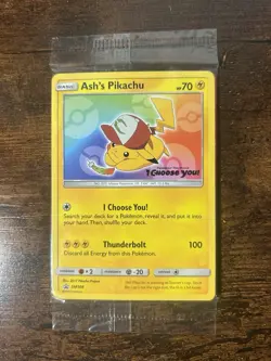 Pokemon Sealed Ash's Pikachu Promo SM Promos SM108 2017 Card Pokemon TCG - Image 1