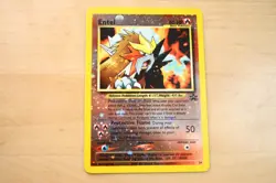 Entei 2001 Black Star Promos 34 Reverse Holo Swirl Pokemon Card - Image 1