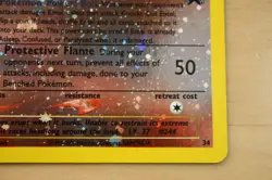 Entei 2001 Black Star Promos 34 Reverse Holo Swirl Pokemon Card - Image 5
