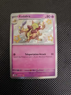 Kadabra 149/091 Pokemon Card TCG Paldean Fates Shiny Rare NM - Image 1