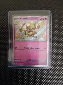 Kadabra 149/091 Pokemon Card TCG Paldean Fates Shiny Rare NM - Image 3