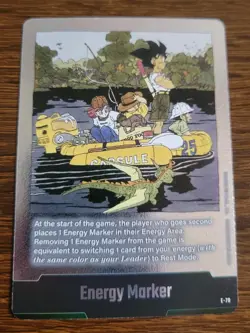 Energy Marker E-79 Silver Manga Booster 02 Dragon Ball Card English NM - Image 1
