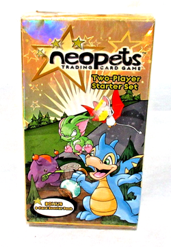 NEOPETS Two Player Starter Set + 8 Card Booster Pack Contents Sealed - Image 1